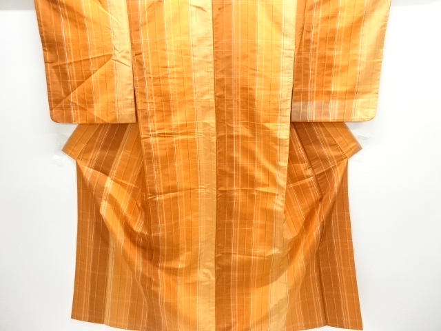 JAPANESE KIMONO / YONEZAWA TSUMUGI / WOVEN GRID